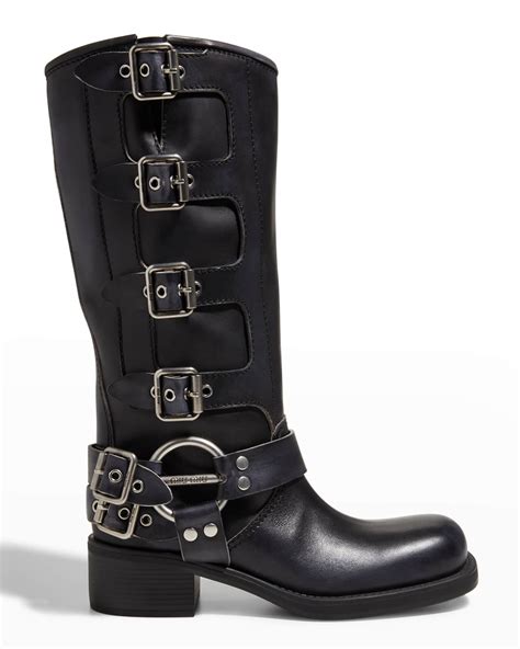 miu miu moto boot|More.